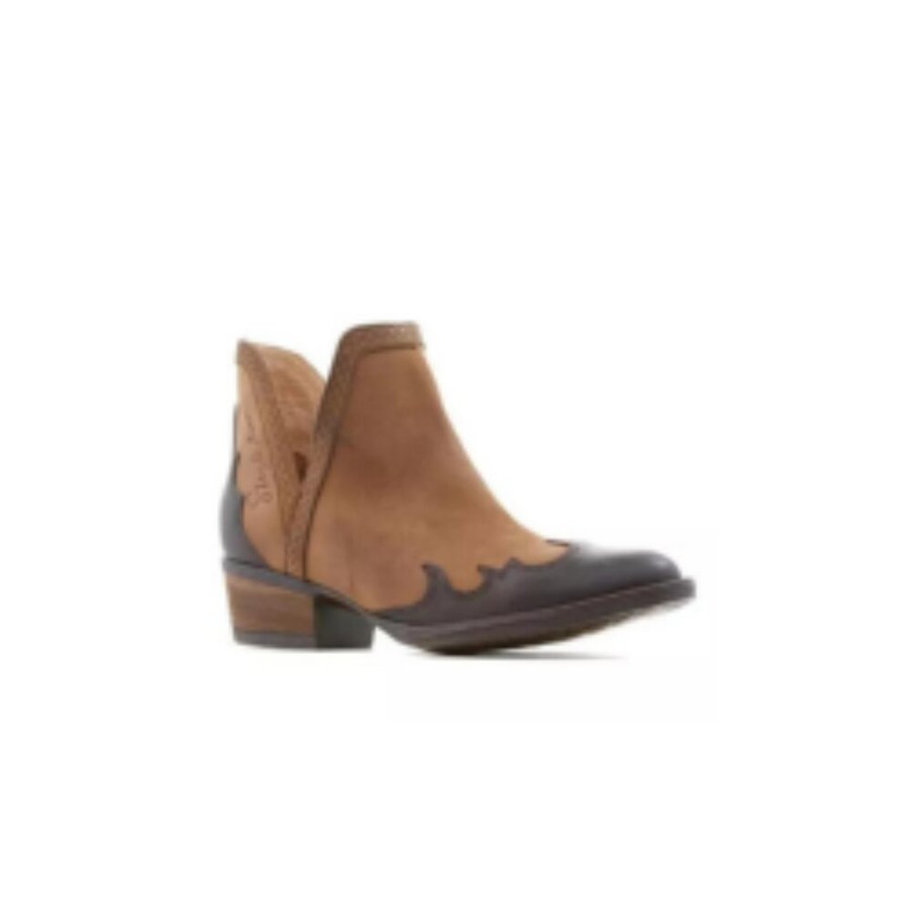 Sheryl Crow Remel Leather Overlay Boots Womens Boots US Size 7.5